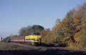 NMBS 6297 with 6 M2 coaches + NMBS 6295 as train IRe 3209 (Antwerpen Oost - Neerpelt) at Balen, nov 2001
