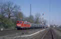 DB 110 130 + 4 DB coaches as train RB 11528 (Kln-Deutz, BRD - Mnchen-Gladbach, BRD) at Aachen-Rothe Erde (BRD), 3 April 2002
