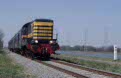 NMBS 8519 + 3 M1 coaches + NMBS 8461 as TSP excursion train 18237 (Herentals, B - Stelen, B) at Stelen, 6 April 2002