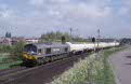 ShortLines PB02 + freight train 46010 (Geleen-Lutterade DSM, NL - Marl, BRD) at Venlo (NL), 29 April 2002