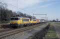 Railion 1608 + 1621 + ERS container train 42500 (Prague, CZ - Rotterdam Waalhaven Zuid) at Holten (NL), February 2002