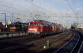 ACTS 1255 shunts for Alpen Express duties in Venlo (NL) along DB 110 323 + 111 157 + 110 158, February 2002
