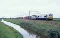 ERS Railways PB 07 with rescued ACTS 6701 + Vos Leeuwaren container train 60261 (Leeuwarden, NL - Kijfhoek, NL) at Nieuwerkerk (NL) on 19 September 2002