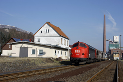 Erfurter Bahnservice MY 1131 arrives at Heringen with photo train 69464 (Gerstungen - Heimboldshausen) on 27 February 2016.