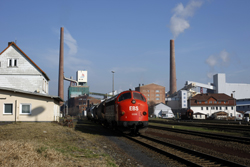 Erfurter Bahnservice MY 1131 arrives at Heringen with photo train 69464 (Gerstungen - Heimboldshausen) on 27 February 2016.