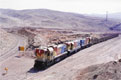 FCAB 1433 + 1405 + 1431 + empty copper wagons + sulfide wagons at La Negra, 19 November 2005