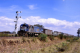 KR 9326 + freight cars + KR 7105 + freight train (Nakuru, KEN - Eldoret, KEN) at Menengai (KEN) on 25 December 2005.
