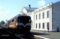 UZ TEP70-0141 has just arrived at Poltava Pivdenna (UA) with the 6-coach Dzherelo hotel train from Evpatoriya Kurort (UA) on 27 April 2005.