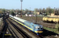 UZ DR1A-237 + DR1A-142 (from left to right) arrive at Poltava Pivdenna (UA) as a passenger train from Charkiv (UA) on 27 April 2005.