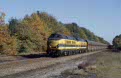 NMBS 5158+5143 with empty zinc ore train 49663 (Budel, NL - Antwerpen Lillo) at Balen, nov 2001