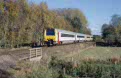 NMBS 4115+4110 as train IRe 3234 (Neerpelt - Antwerpen Oost) at Overpelt, nov 2001