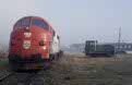 TTVJ MX 1030 stands without engine in Tonder (DK), February 2002
