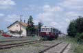 CFR 77 0990 as passenger train PM 3716 (Cernei, RO - Ineu, RO) at Cernei (RO) on 12 June 2002