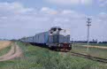 CFR 80 0172 + 5 CFR coaches as passenger train P 2688 (Sannicolau Mare, RO - Timisoara Nord, RO) at Sandra (RO) on 13 June 2002