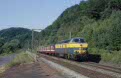 NMBS 5540 + 3 M2 coaches as passenger train IRm 4017 (Liers, B - Gouvy, B) at Esneux (B) on 25 June 2002