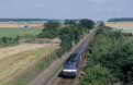 SNCF 567632 + 3 SNCF coaches as passenger train from Lille (F) to Reims (F) at Besny-et-Loizy (F) on 29 June 2002