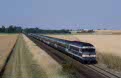 SNCF 72056 + 12 SNCF coaches as passenger train 1841 (Paris Est, F - Basel-SBB, CH) at Gouaix (F) on 30 June 2002