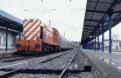 CP 1568 + 3 CP coaches as PTG special from Vilar Formoso to Guarda at Vilar Formoso on 15 March 2002