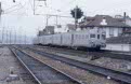CP EMU 212 + 006 + 212 as passenger train from Porto Sao Bento to Cete at Porto Campanha on 18 March 2002
