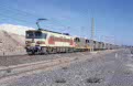 ONCF E-1107 + phosphate train from Benguerir (MA) to Safi (MA) at Benguerir (MA) at 14 October 2002