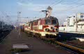 ONCF E-1016 + E-1117 + container train from Marrakech (MA) to Casablanca Port (MA) at Casablanca Voyageurs (MA) on 15 October 2002