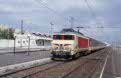 ONCF E-1310 + 5 ONCF Corail coaches + 1 ONCF Diekirch coach as passenger train 4 (Sidi Kacem, MA - Casa Voyageurs, MA) at Casa Voyageurs (MA) on 20 October 2002