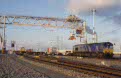 ERS Railways PB 09 + ERS Germersheim container train 46115 (Rotterdam Maasvlakte, NL - Kijfhoek, NL) at Rotterdam Maasvlakte ECT West Terminal on 4 January 2003