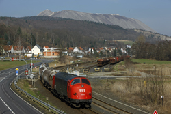 Erfurter Bahnservice MY 1131 leaves Heringen with photo train 69464 (Gerstungen - Heimboldshausen) on 27 February 2016.