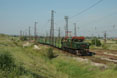 Galabovo mine loco 126 pulls a coal train from the stock pile to the mine at Galabovo mine (BG), 30 June 2005.