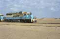 SNIM CC 113 + CC 114 + mineral train (Zou�rate - Nouadhibou) between Choum and Touajil (Mauritania) on 22 December 2001