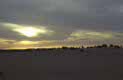 end of a sunny day