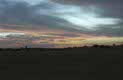 sunset in the desert
