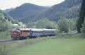 NSB Di3 619 in Flornes on 27 May 2000