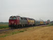 DSB MZ 1401 + CFL 1805 + 2 DSB test coaches + 1 MAV coach + MAV 2761 017 +
TSP 202.020 + CFL 1604 as train PM 6443 (Odense - Nieb�ll) at Sejstrup on 16 August 2004.