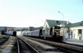 UZ ChME3-4753 leaves with four UZ coaches the Feodosia (UA) station as passenger train 6756 to Vpadispavovka (UA) on 22 April 2005.