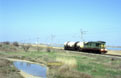 UZ ChME3-6706 has just left the outskirts of Evpatoriya (UA) on its way to Simferopol (UA) with a short freight train.